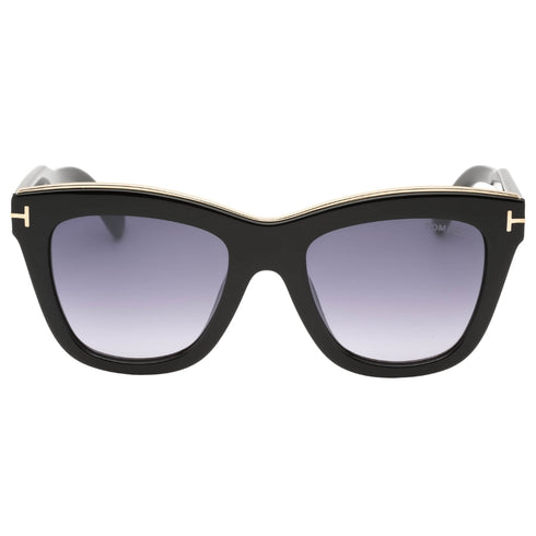 Tom Ford Smoke Mirror Lens Shiny Black Sunglasses FT0685 01C